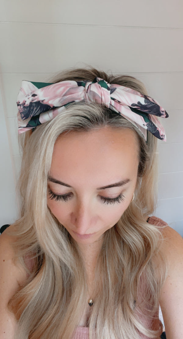 Floral Bow Hairbands